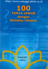 Image of 100 Tanya Jawab dengan Bhikkhu Uttamo