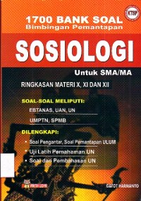 Image of 1700 Bank Soal Bimbingan Pemantapan Sosiologi untuk SMA/ MA