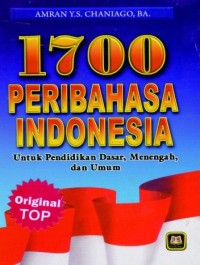Image of 1700 Peribahasa Indonesia