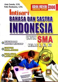 Image of Intisari Bahasa Sastra Indonesia