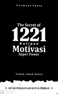 Image of The Secret of 1221 Kutipan Motivasi Super Power