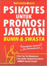 Image of Psikotes untuk Promosi Jabatan BUMN dan Swasta