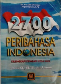 Image of 2700 Peribahasa Indonesia