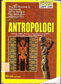 Image of Antropologi untuk SMU Kelas 3 Kurikulum 1994 Semester 1 dan Semester 2
