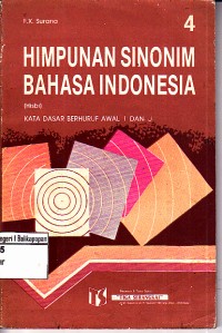 Image of Himpunan Sinonim Bahasa Indonesia