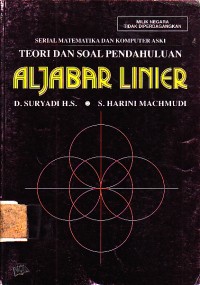 Image of Aljabar Linier Teori dan Soal Pendahuluan