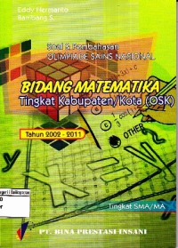 Image of Bidang Matematika Tingkat Kabupaten/Kota (Osk) Soal & Pembahasan Olimpiade Sains Nasional