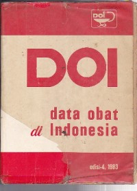 Image of DOI data obat di Indonesia edisi 4