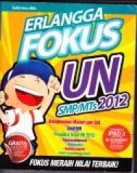 Image of Erlangga fokus UN SMP/MTs 2012