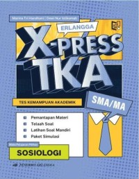 Image of Erlangga X-Press TKA Sosiologi SMA