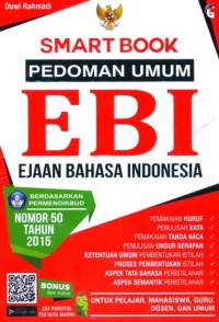 Image of Smart Book Pedoman Umum EBI Ejaann Bahasa Indonesia