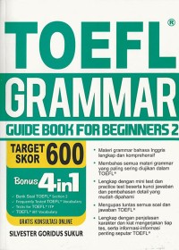 Image of TOEFL® Grammar Guide Book for Beginners 2