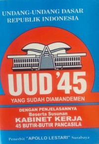 Image of UUD '45 yang Sudah Diamandemen