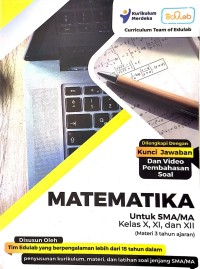 Image of Matematika Untuk SMA/MA Kelas X, XI, dan XII