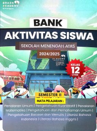 Image of Bank Aktivitas Siswa SMA Kelas XII UTBK