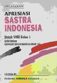 Image of Apresiasi Sastra Indonesia