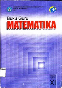 Image of Buku Guru Matematika Kelas XI