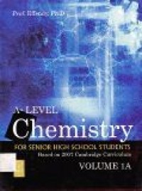 Image of A-LEVEL Chemistry For Senior High School Students Volume 1A