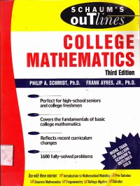 Image of College Mathematics Third Edition