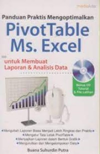 Image of Panduan Praktis Mengoptimalkan PivotTable Microsoft Excel untuk Membuat Laporan & Analisis Data