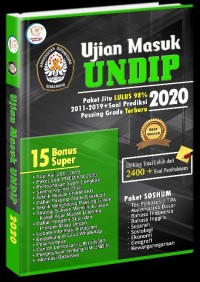Image of Ujian Masuk Undip: Paket Jitu Lulus 98% 2011-2019 plus Soal Prediksi Passing Grade Terbaru 2021